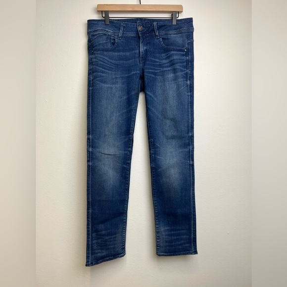 GSTAR RAW Lynn Mid Straight Jeans - Picture 1 of 5